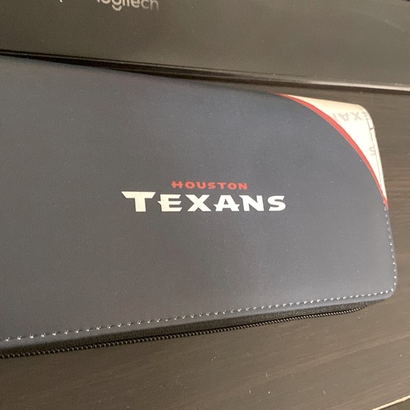 NWT [NFL] Houston Texans Team Fandom Zip-Around Wristlet Clutch Wallet - Picture 10 of 11